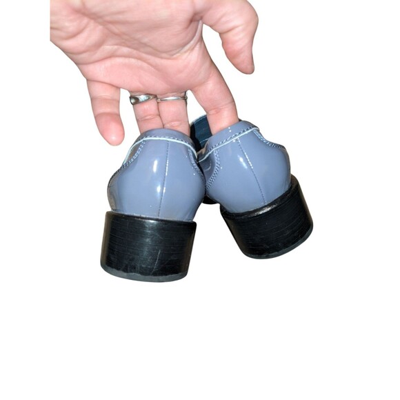 Jeffrey Campbell Glossy Blue Loafers - Picture 6 of 9